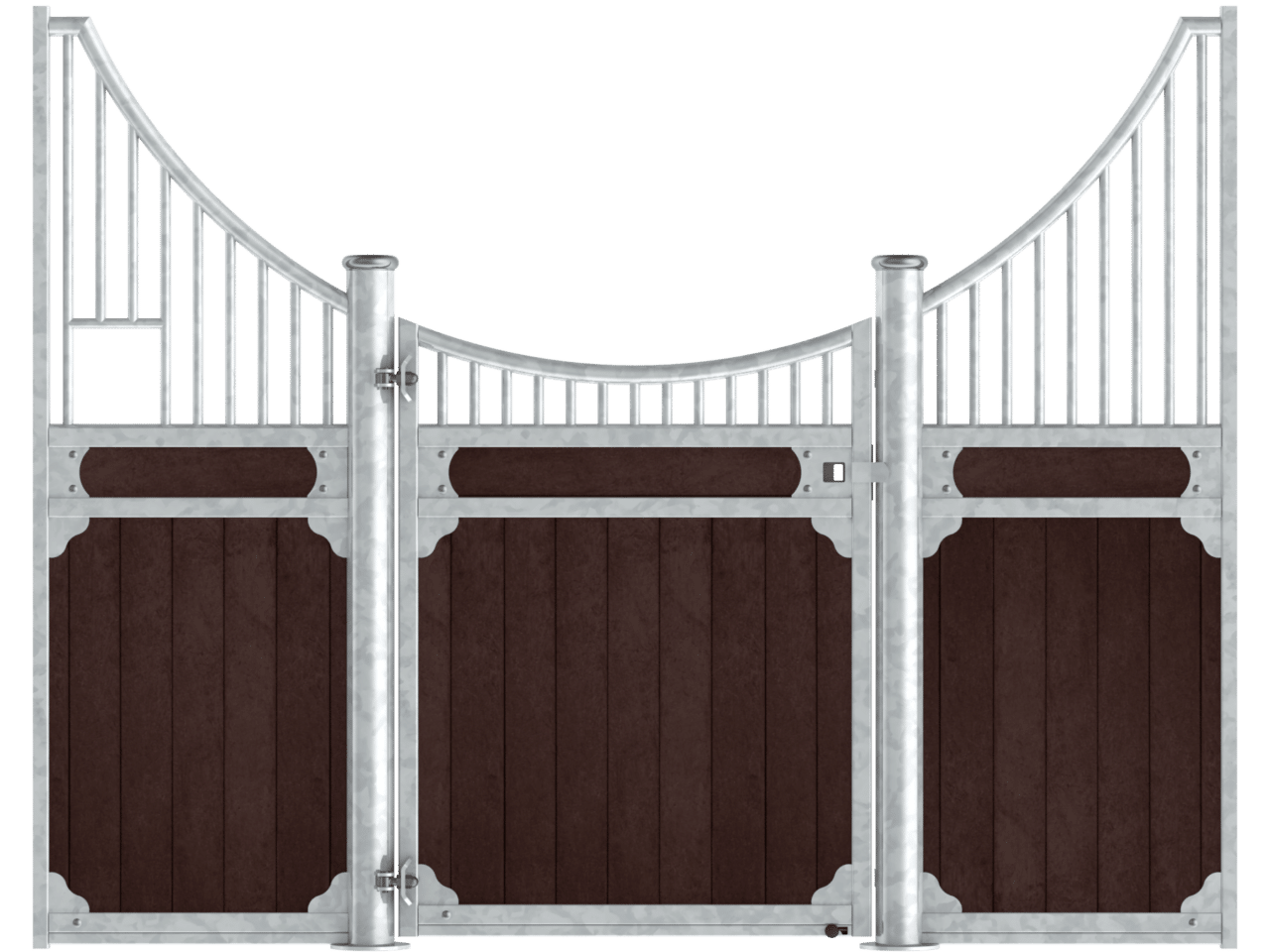 Facade Classic Wave Resine Brun