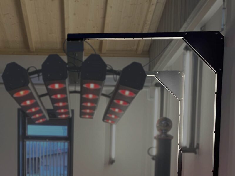 Paire de bras de suspension pour solarium