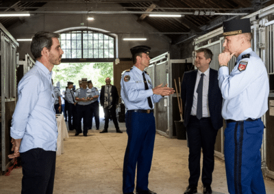 Inauguration nouvelles écuries Garde républicaine