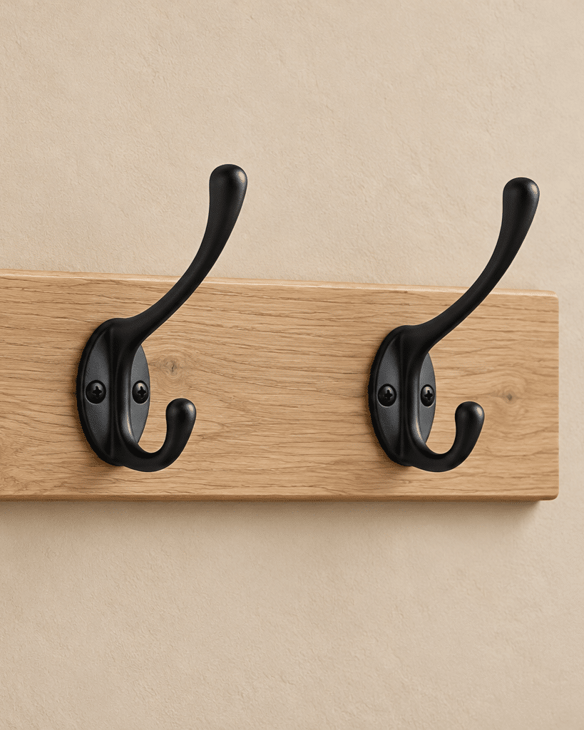 Porte manteaux en métal noir