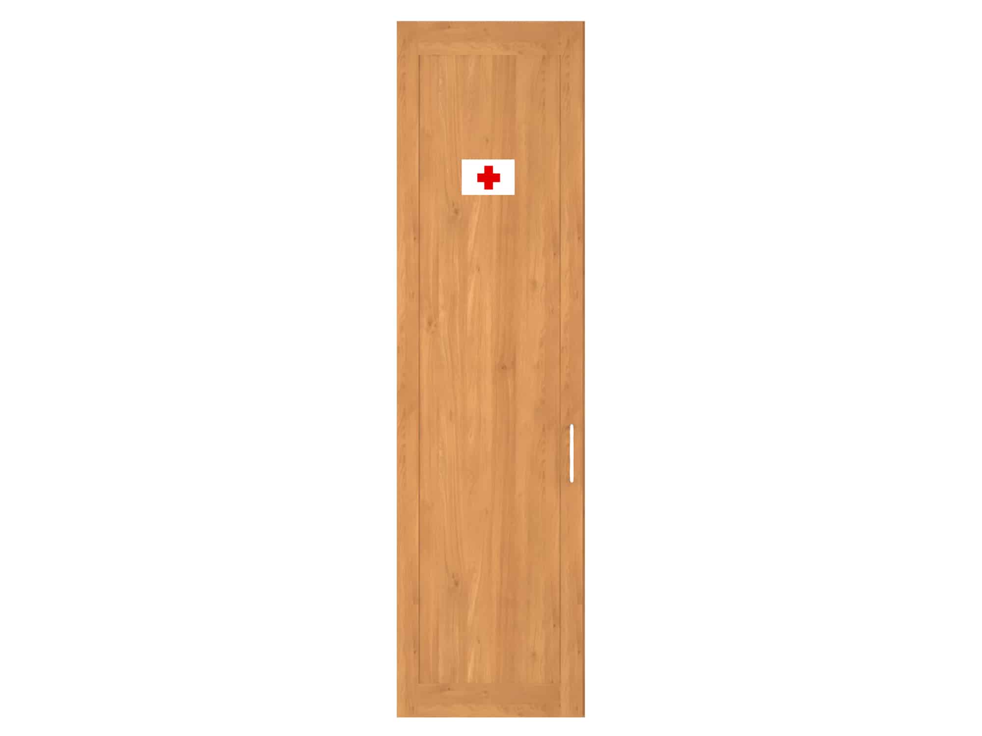 Placard de sellerie avec plaque pharmacie